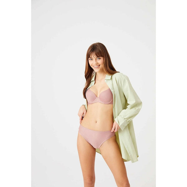 Pink Patterned Lingerie Set | Montivo Pakistan