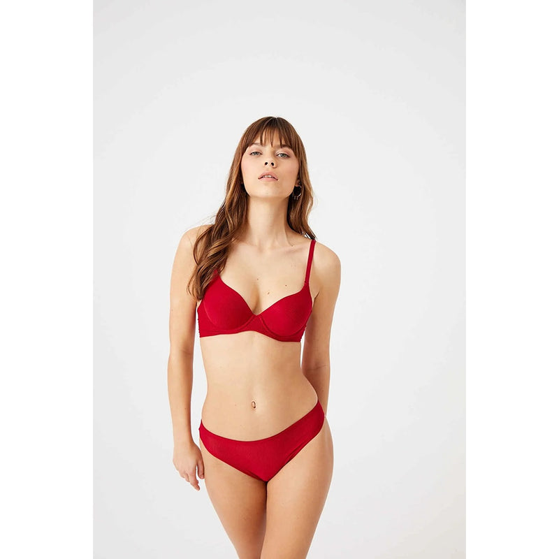 Red Patterned Lingerie Set | Montivo Pakistan