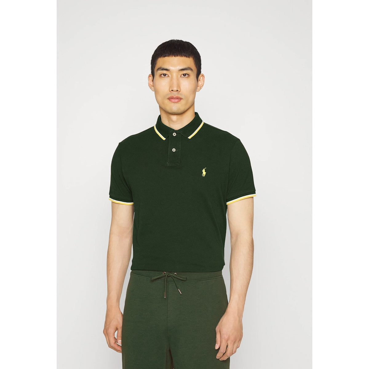 RL Custom Slim Fit Green Polo | Montivo Pakistan