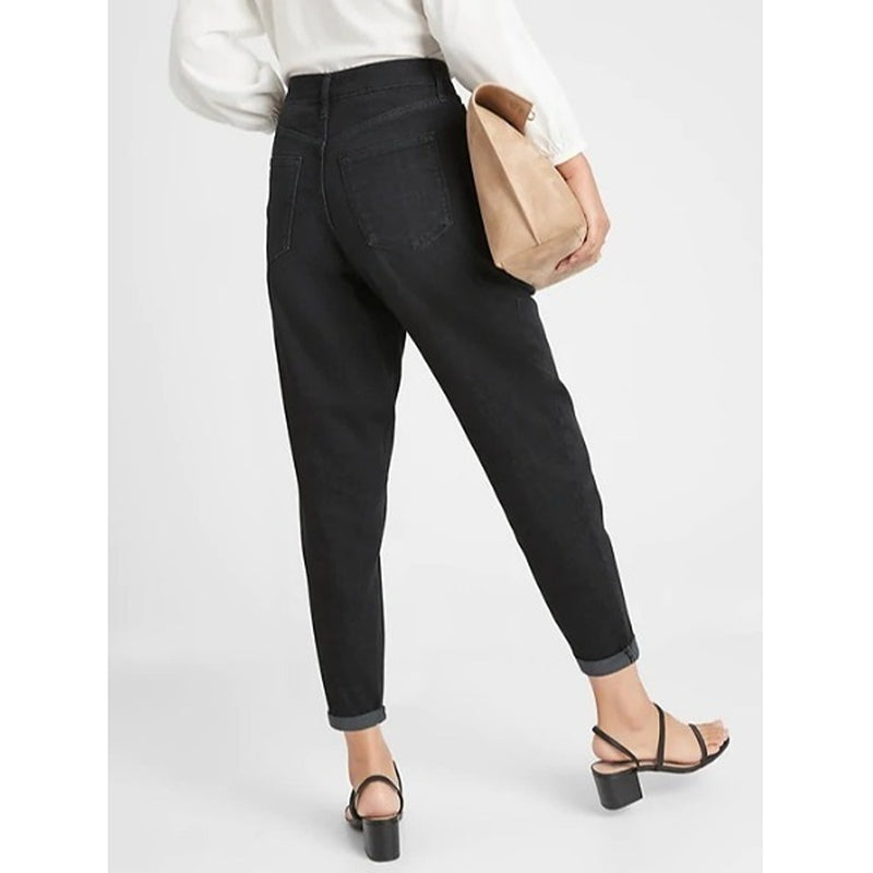 BR Black High Rise Slouchy Jeans | Montivo Pakistan