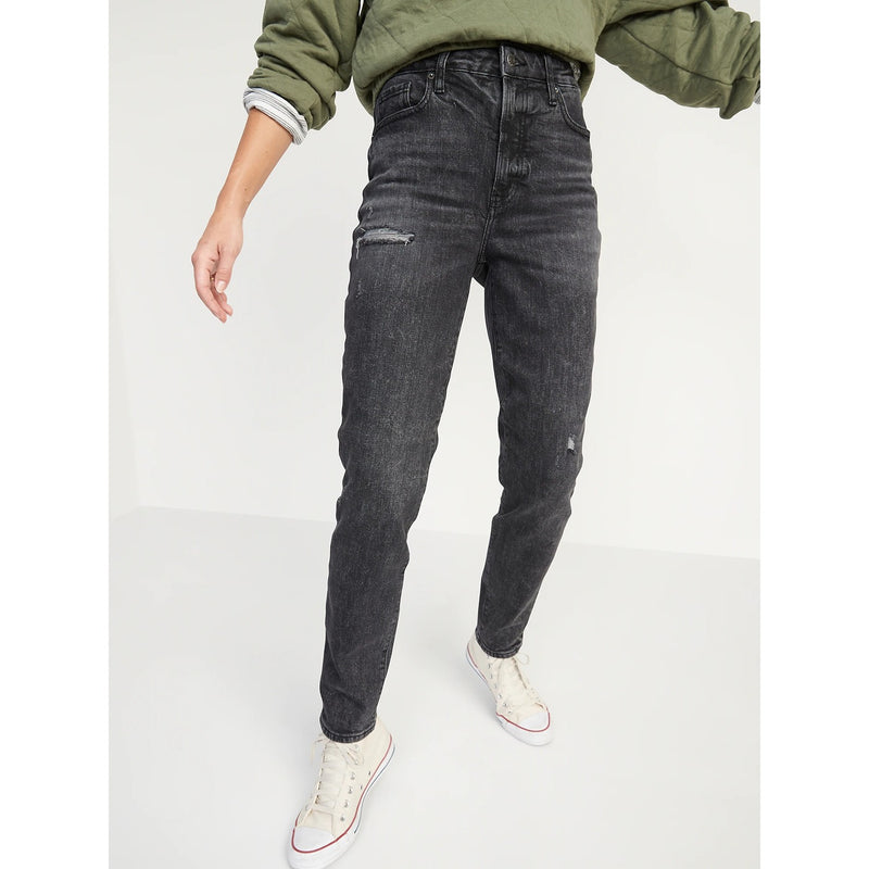 ON Mom Straight Ripped Jeans | Montivo Pakistan