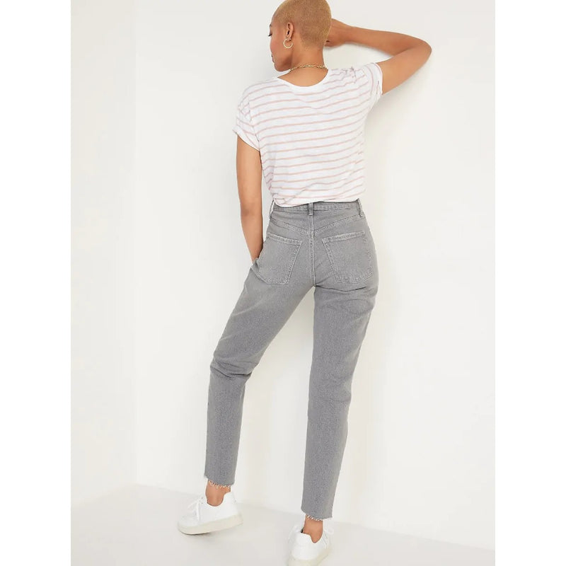 ON Grey Curvy Sky-Hi Jeans | Montivo Pakistan