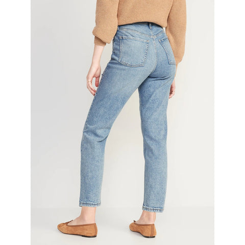 On Extra High Rise Ripped Jeans | Montivo Pakistan