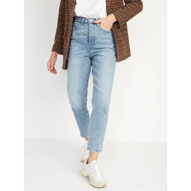 ON High Waisted Mom Straight Jeans | Montivo Pakistan