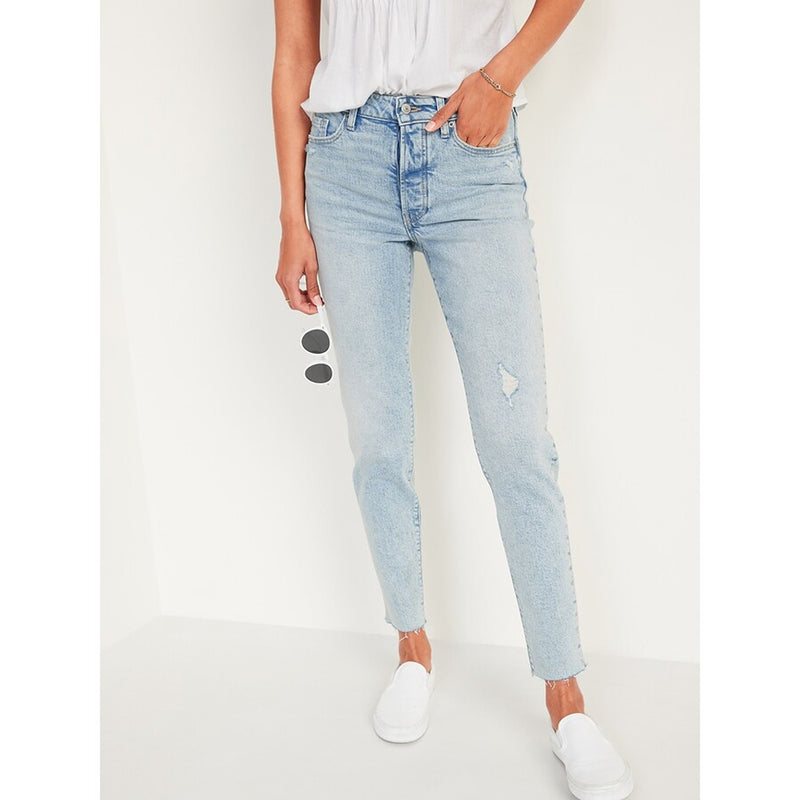 ON High Waisted Button Fly Mom Jeans | Montivo Pakistan