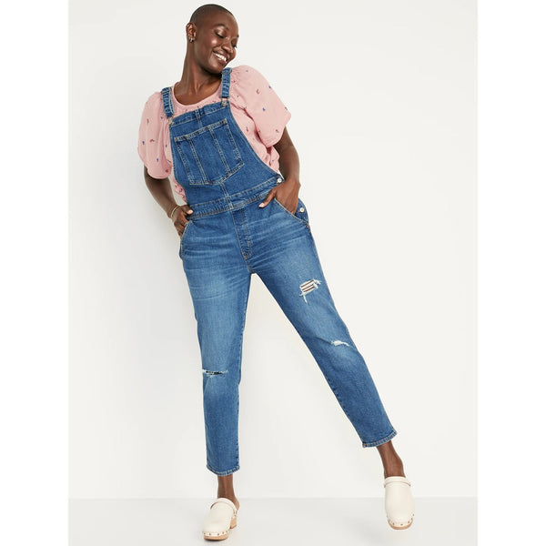 ON Straight Ripped Jean Overalls | Montivo Pakistan