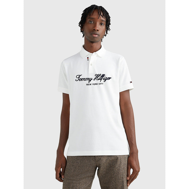 TH White Text Polo Shirt | Montivo Pakistan