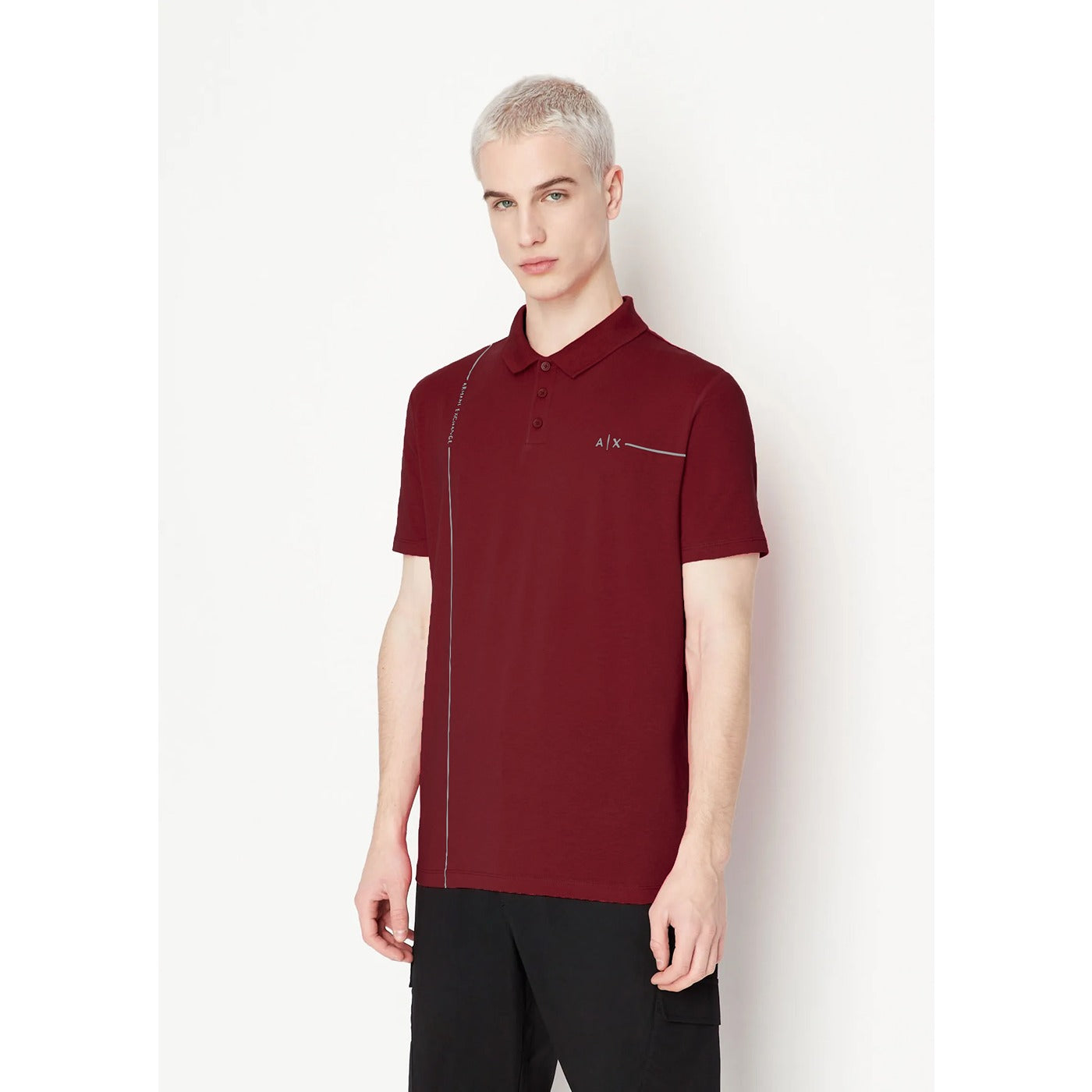 AX Red Cotton Polo Shirt | Montivo Pakistan