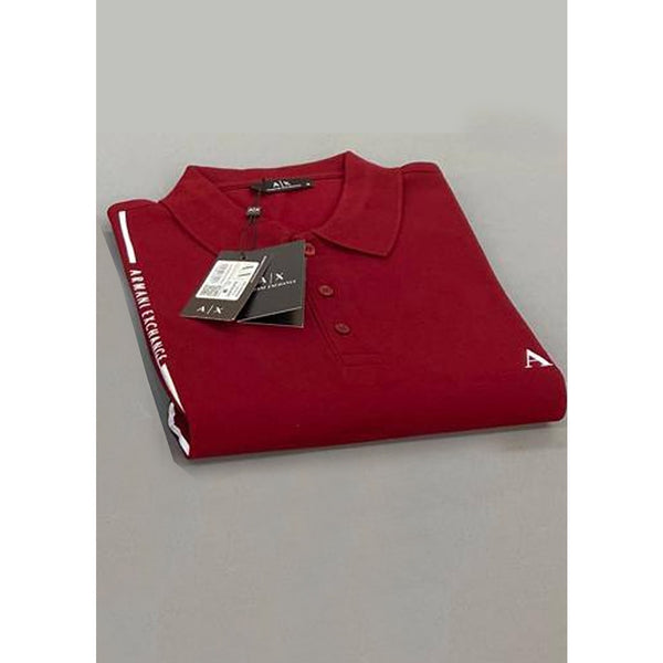 AX Red Cotton Polo Shirt | Montivo Pakistan