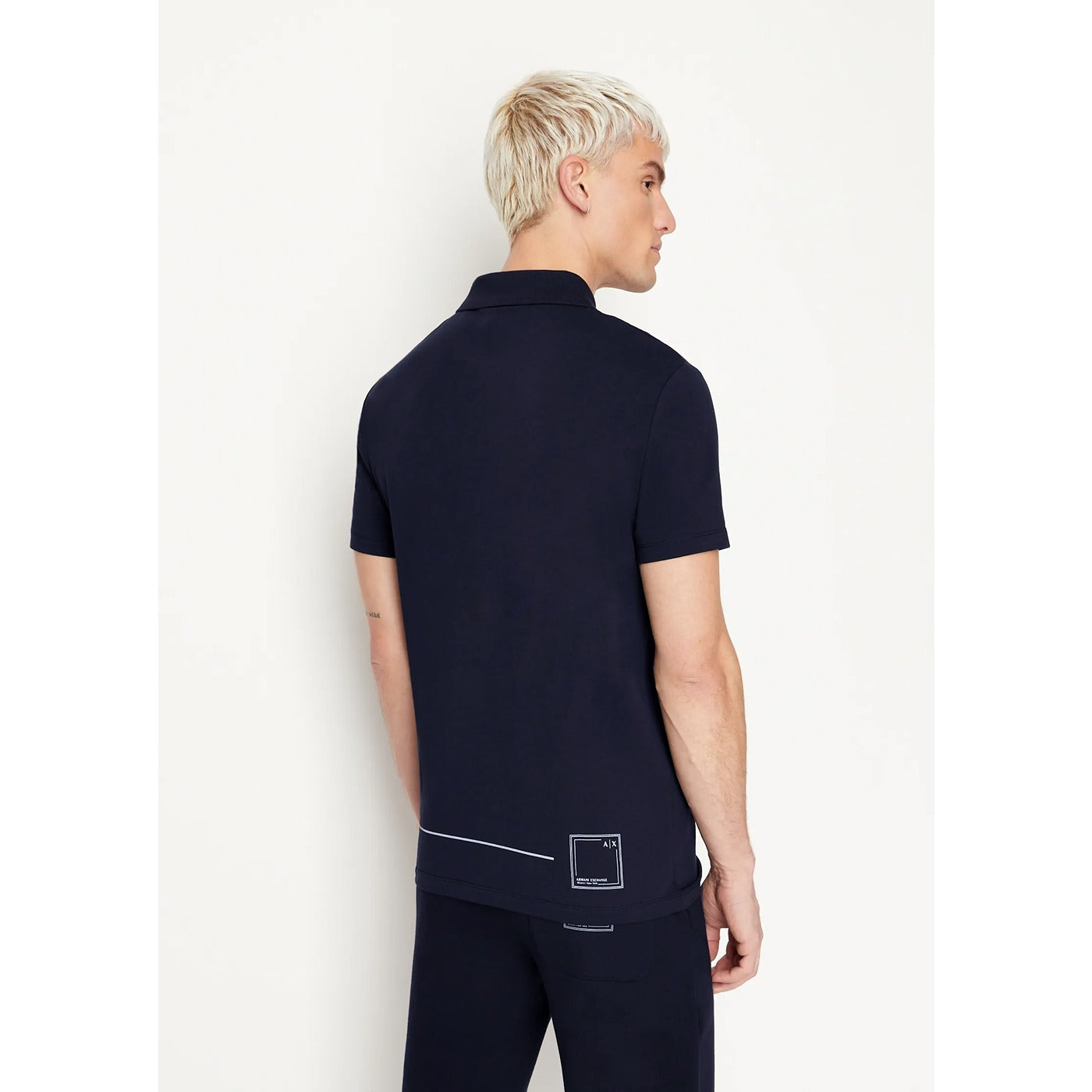 AX Navy Cotton Polo Shirt | Montivo Pakistan