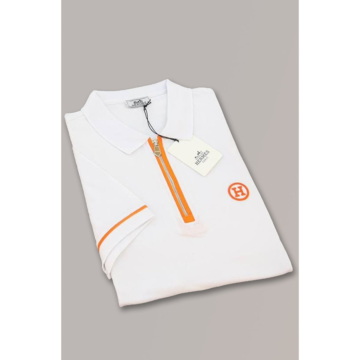 HMS White Pique Polo | Montivo Pakistan