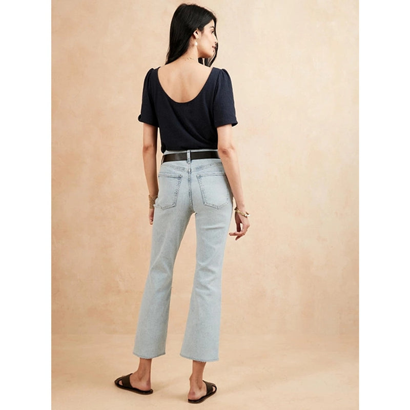 BR Curvy Cropped Bootcut Jean | Montivo Pakistan