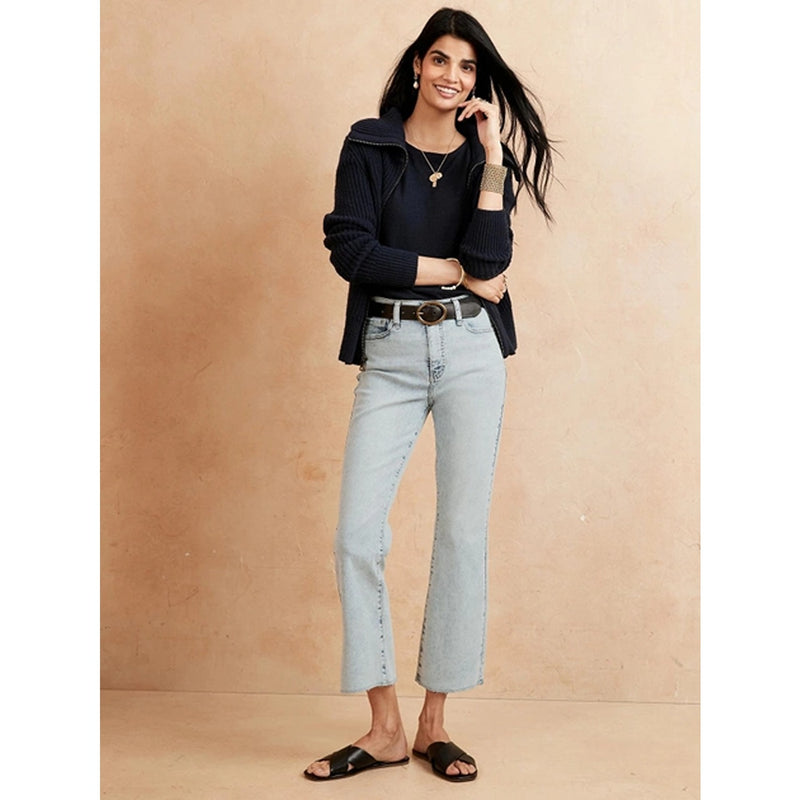 BR Curvy Cropped Bootcut Jean | Montivo Pakistan