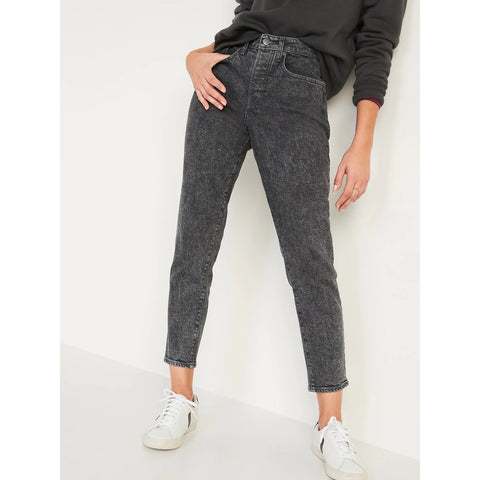 ON Dark Grey Mom High Jeans | Montivo Pakistan