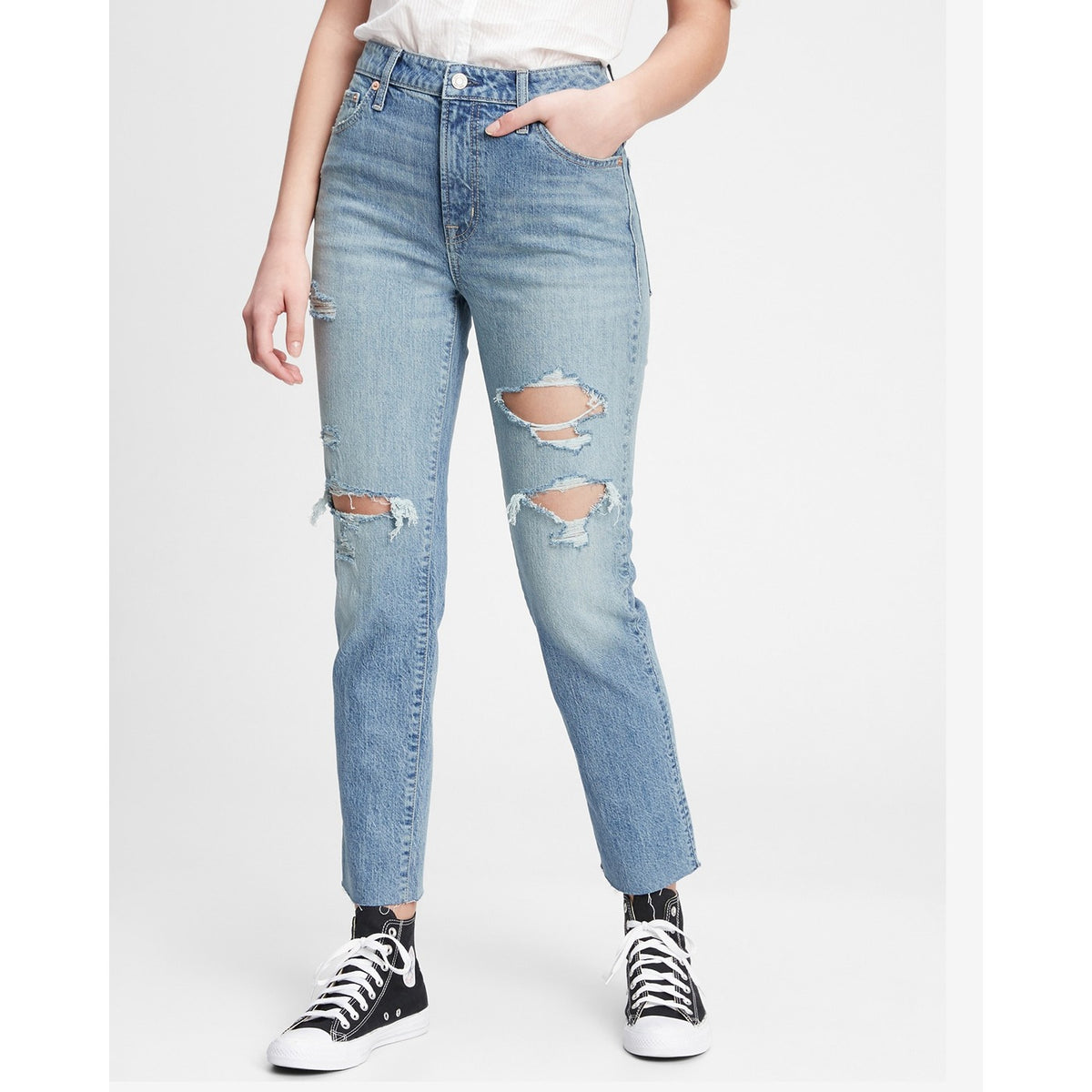 GP Slim Boyfriend Ripped Jeans | Montivo Pakistan