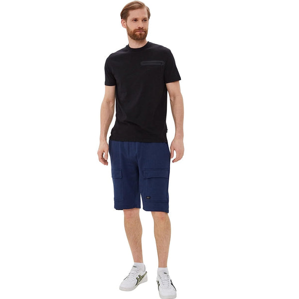 BLND Blue Drawstring Shorts | Montivo Pakistan
