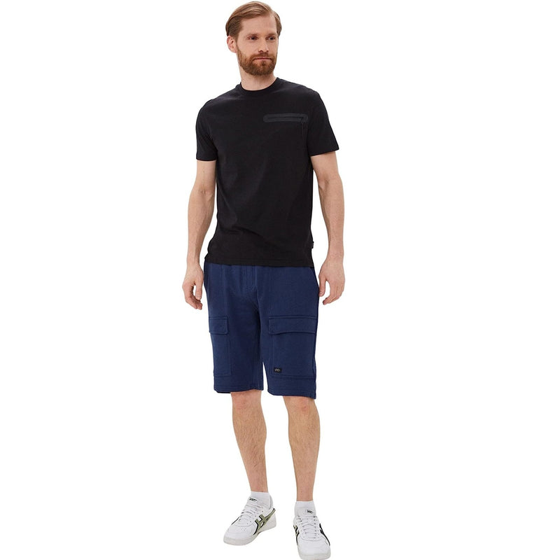 BLND Blue Drawstring Shorts | Montivo Pakistan