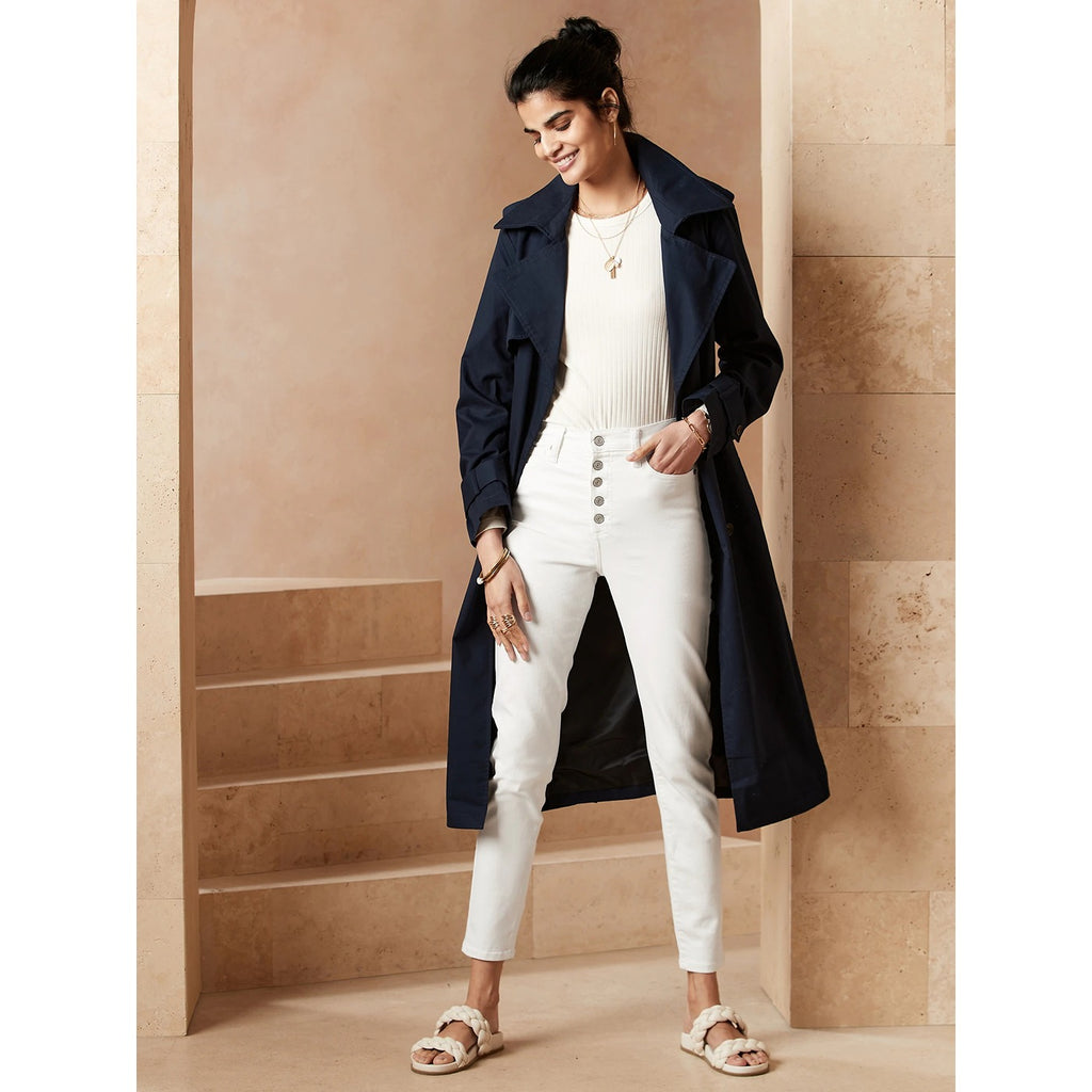 BR High Rise White Skinny Jeans | Montivo Pakistan