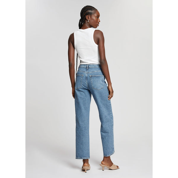 High Waist Tapered Leg Jeans | Montivo Pakistan