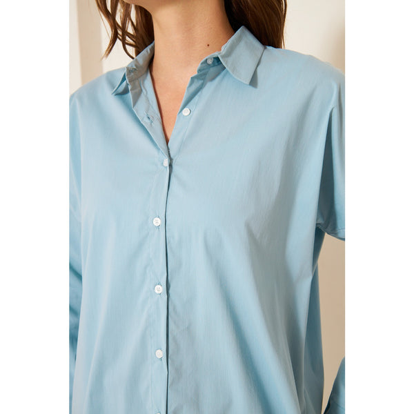 Light Blue Oversized Shirt | Montivo Pakistan