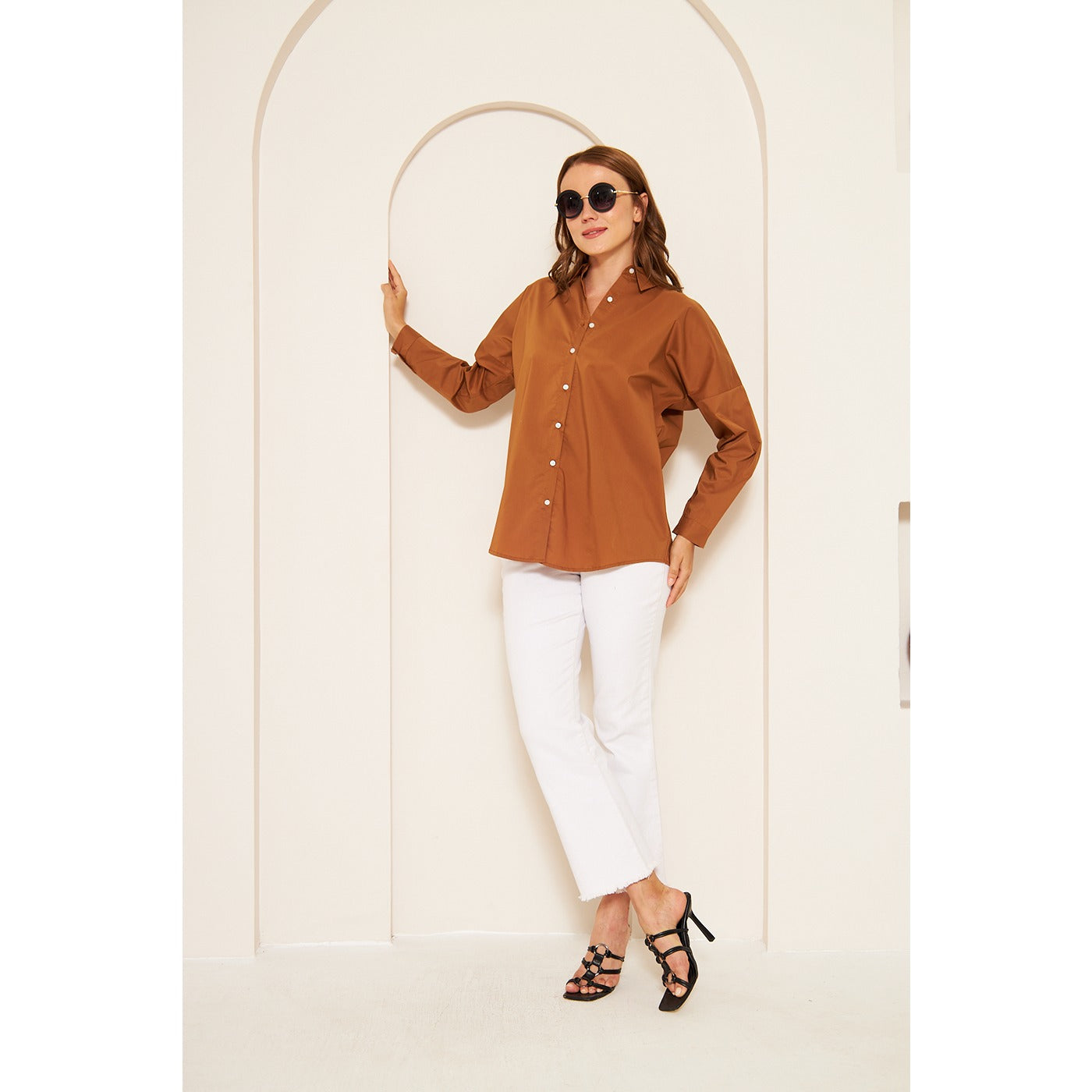 Rust Oversized Shirt | Montivo Pakistan