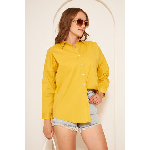 Mustard Oversized Shirt | Montivo Pakistan
