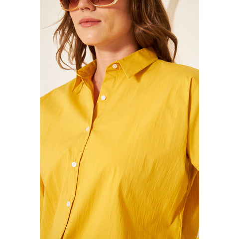 Mustard Oversized Shirt | Montivo Pakistan