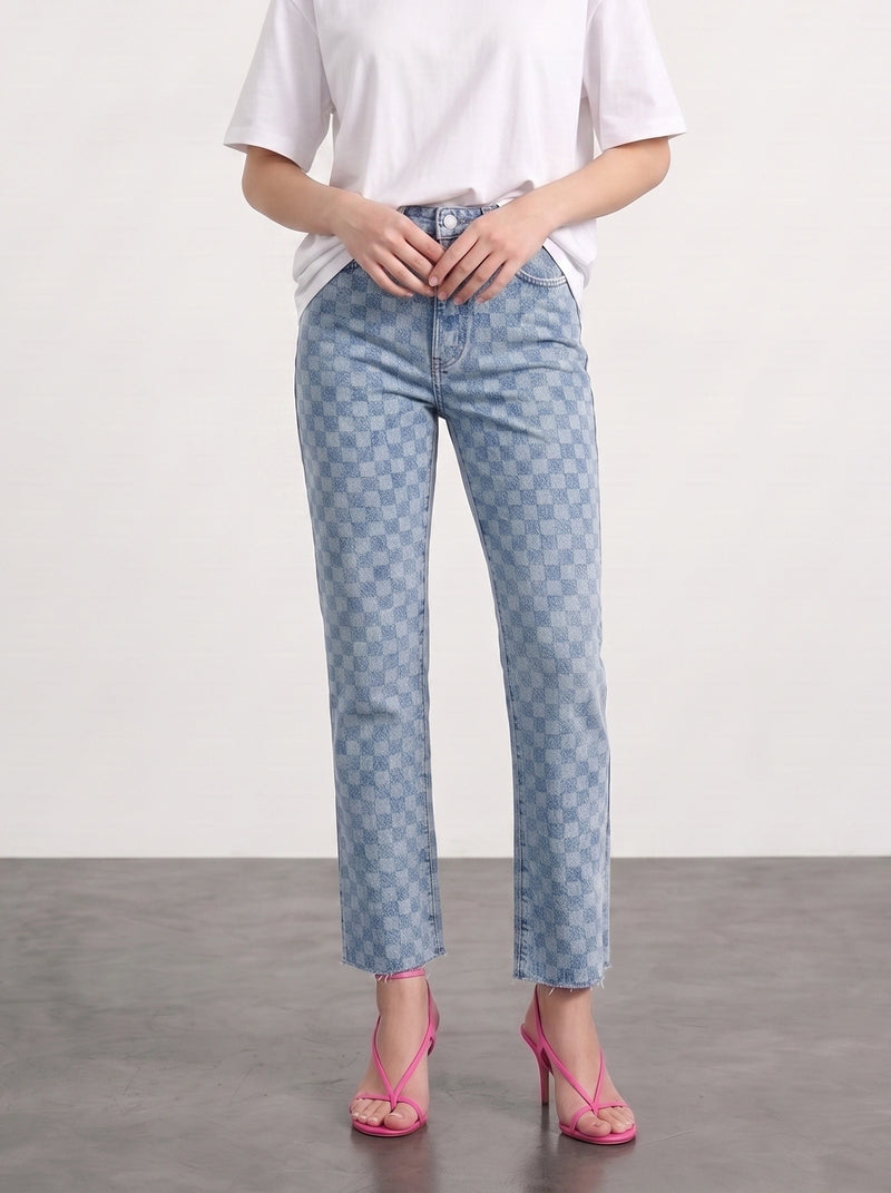 LF Slim Printed Jeans