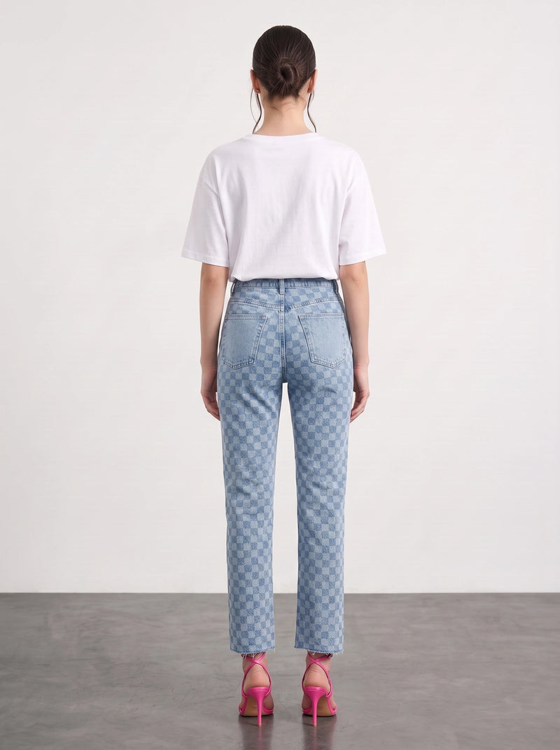 LF Slim Printed Jeans