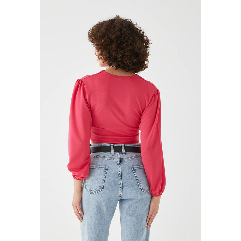 Pink V Neck Top | Montivo Pakistan