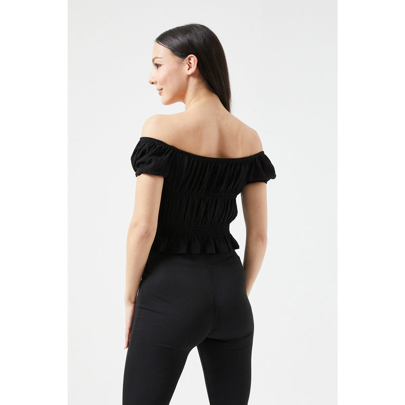 Black Off-Shoulder Top | Montivo Pakistan