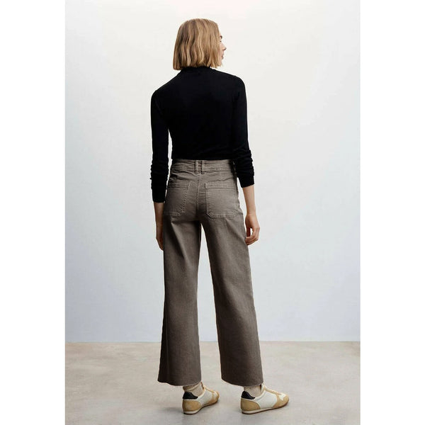PM Wide Leg Brown Jeans | Montivo Pakistan