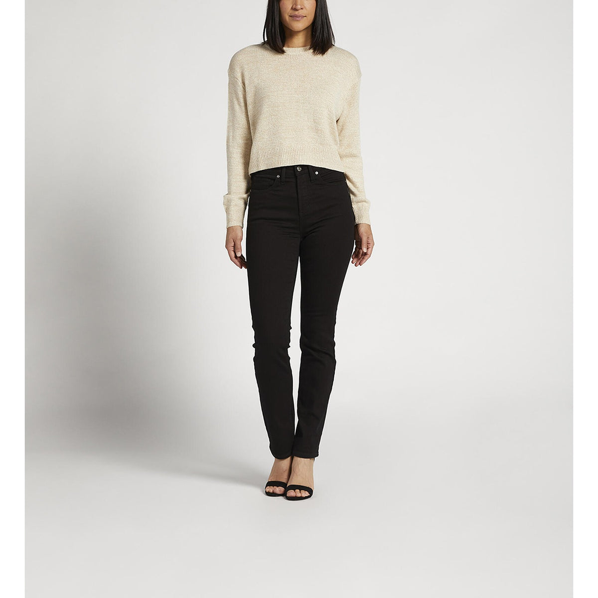 SJ Black Slim Straight Jeans | Montivo Pakistan