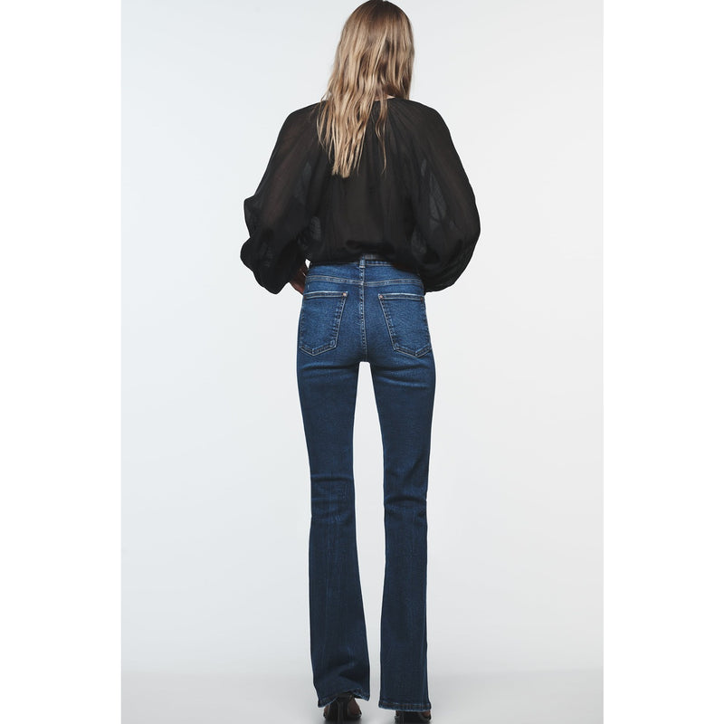ZR Blue Skinny Flare Jeans | Montivo Pakistan