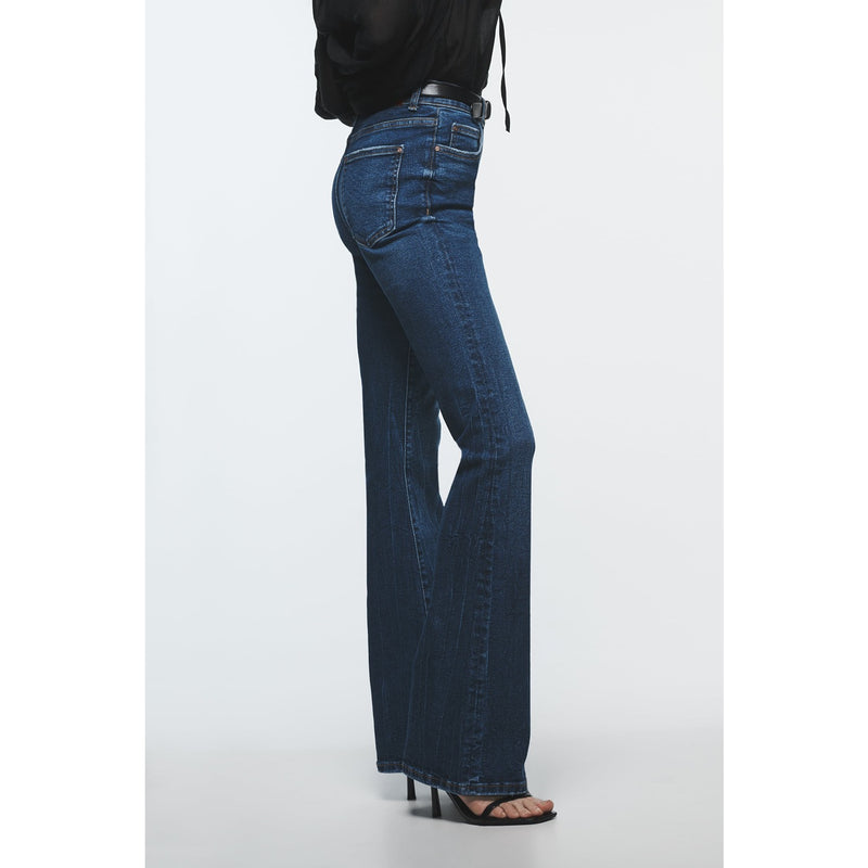 ZR Blue Skinny Flare Jeans | Montivo Pakistan