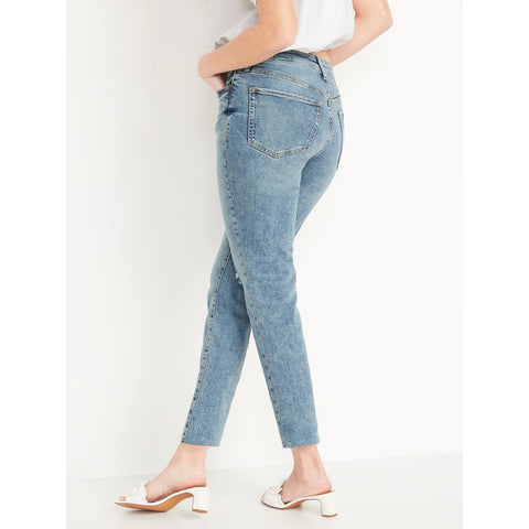 ON High Waisted Cut Off Mom Jeans | Montivo Pakistan