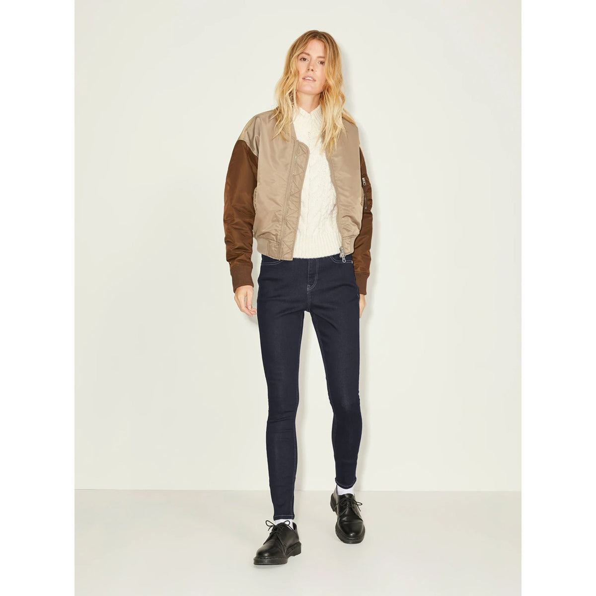 Dark Rinse High Waist Skinny Jeans | Montivo Pakistan