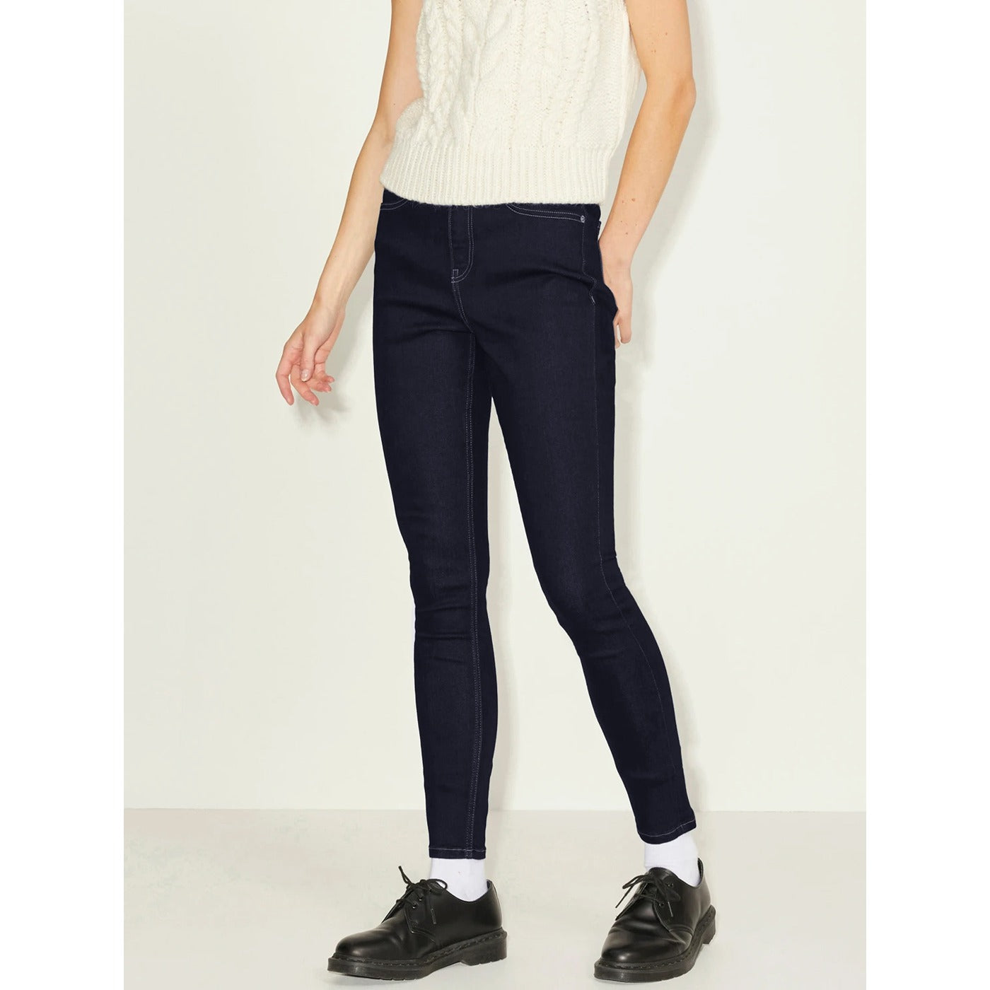 Dark Rinse High Waist Skinny Jeans | Montivo Pakistan