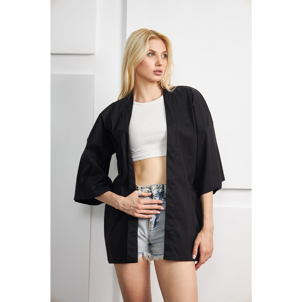 Black kimono outlet cardigan