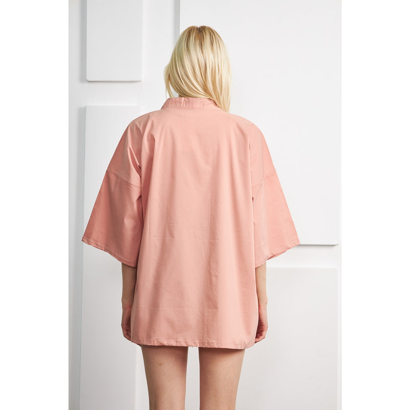 Pink Kimono Shawl Jacket | Montivo Pakistan