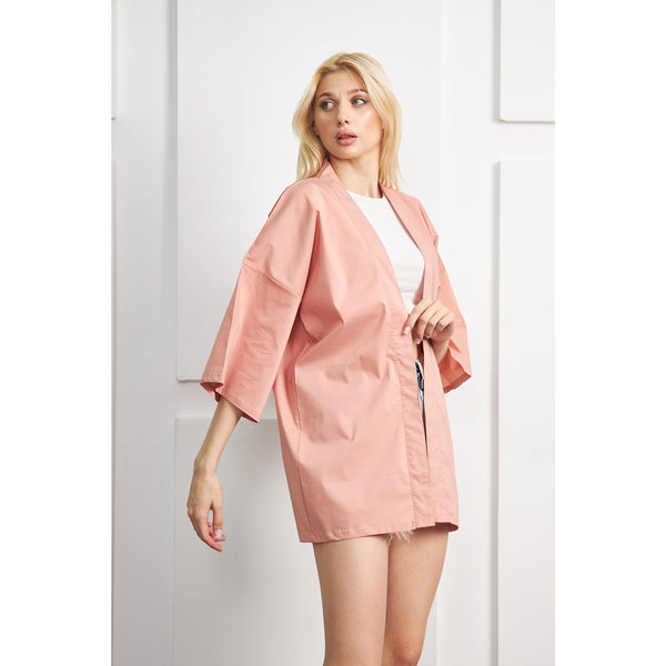 Pink Kimono Shawl Jacket | Montivo Pakistan