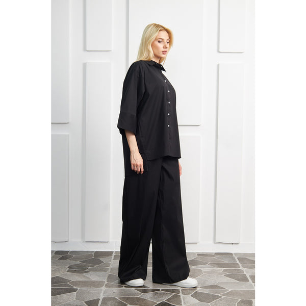 Black Solid Matching Set | Montivo Pakistan