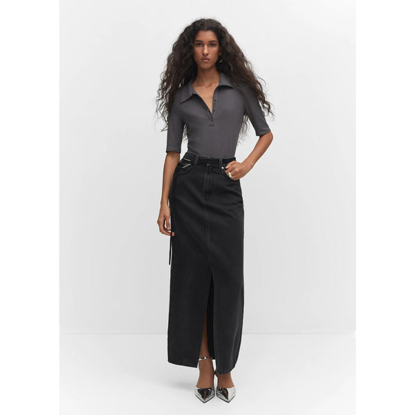 MNG Aida Black Skirt | Montivo Pakistan