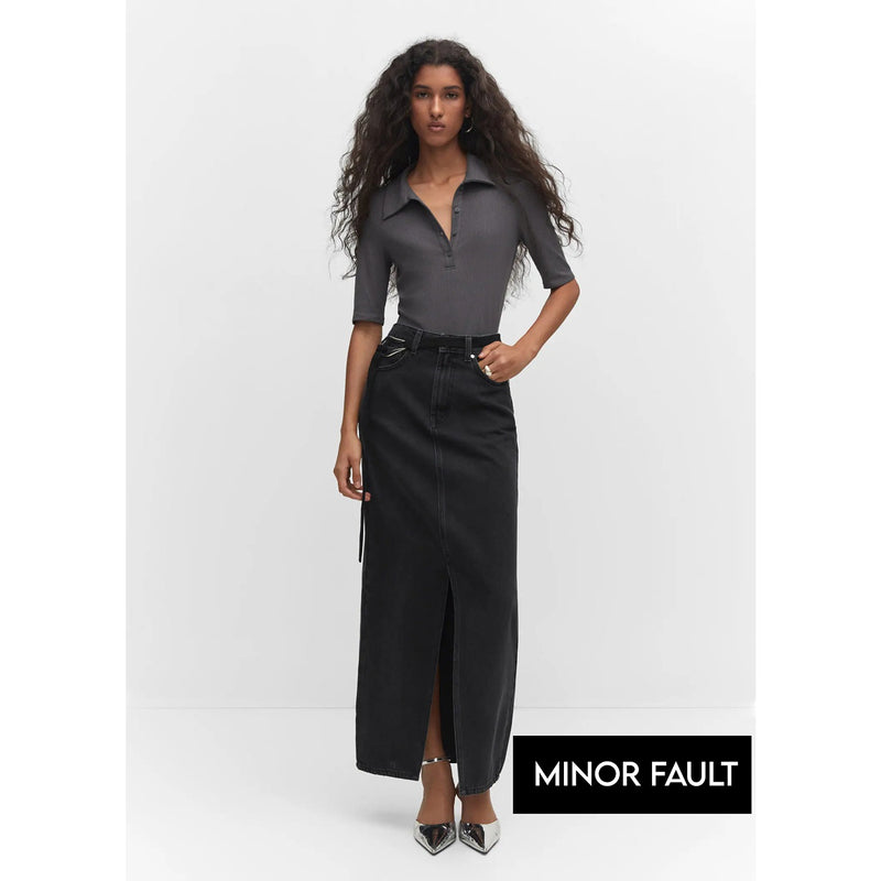 (Minor Fault) Black Skirt | Montivo Pakistan