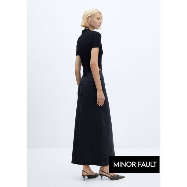 (Minor Fault) Black Skirt | Montivo Pakistan
