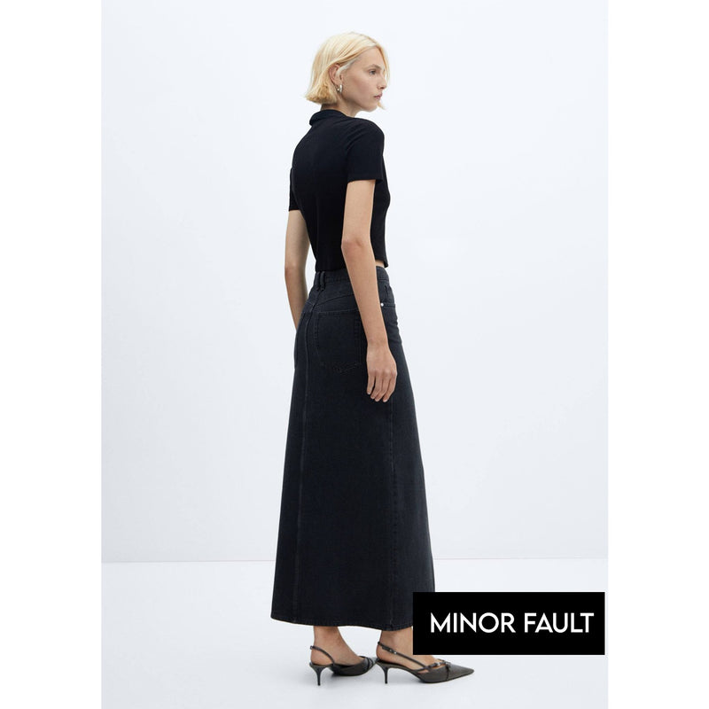 (Minor Fault) Black Skirt | Montivo Pakistan
