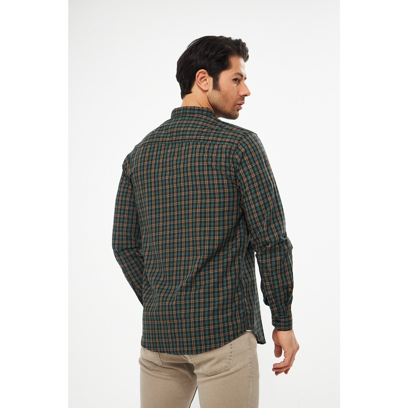 Green Check Casual Shirt | Montivo Pakistan