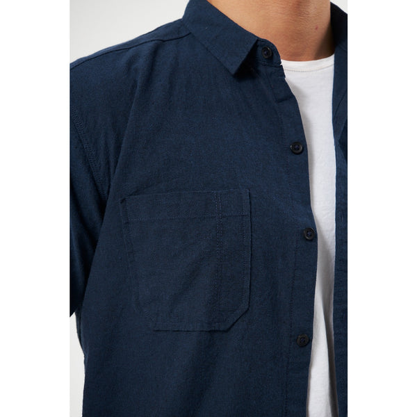 Blue Double Pocket Half Sleeves Shirt | Montivo Pakistan