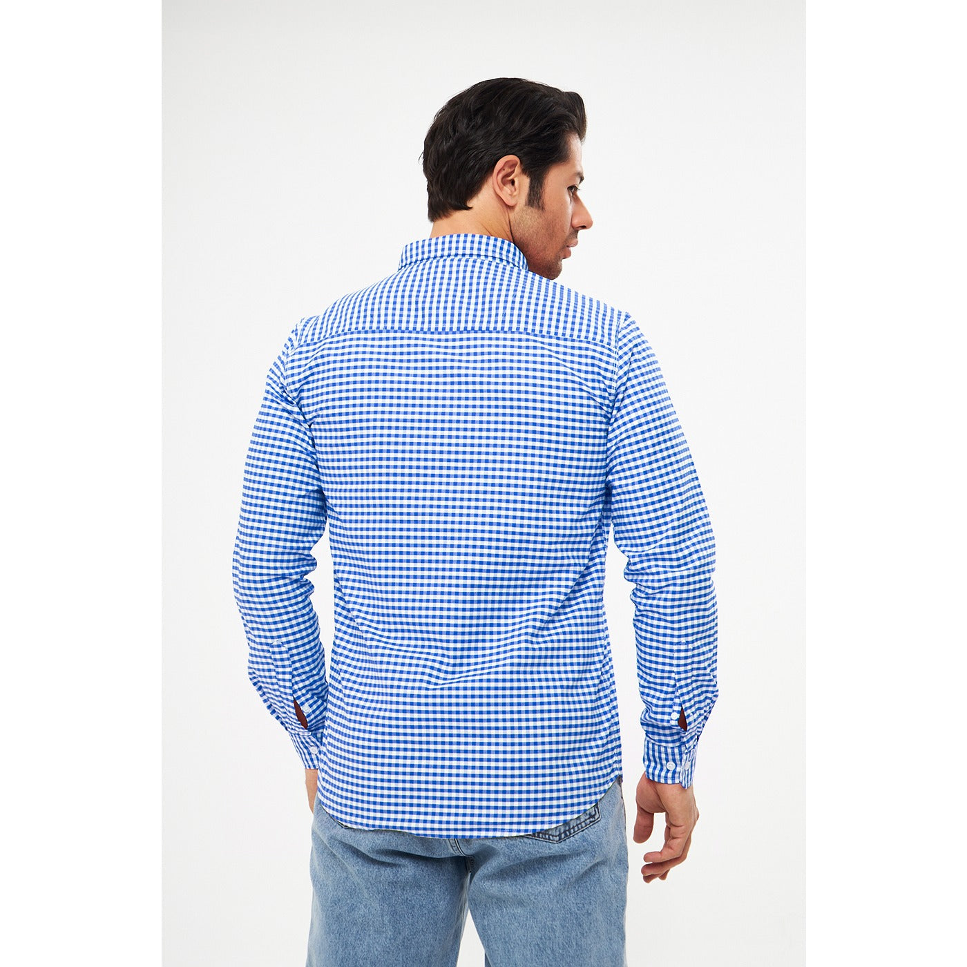 【GOODENOUGH】Side Mesh Check Shirt/XL GOODENOUGH】Side Mesh Check Shirt/XL