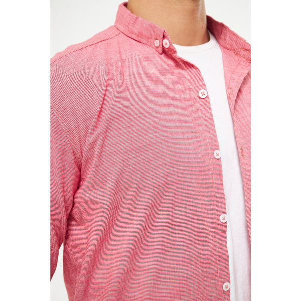 Pink Textured Micro Check Shirt | Montivo Pakistan